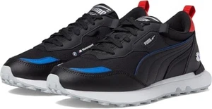 Puma Mens BMW MMS Rider Fv Lace Up Sneakers Shoes Casual ~ Blue - Picture 1 of 7