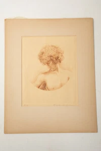 Estudio Dr. Frank LaFay Neubauer (N6R) Artista Mujer Desnudo Drypoint - Imagen 1 de 12