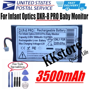US Sp554478 3500mAh Battery Replace For Infant Optics DXR-8 PRO Baby Monitor - Picture 1 of 2
