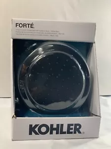 Forte 1-Sprühmuster 5,5 Zoll Einwandhalterung fester Duschkopf in mattschwarz - Bild 1 von 8