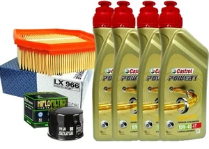 Kit/tagliando Castrol Power 1 10W40 filtro olio aria PER BMW K 1200 GT / R / S - Foto 1 di 4