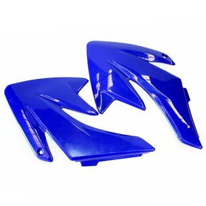 BLUE Plastic Front Tank Left Right Guard Fender CRF70 Style PIT PRO Dirt Bike - Bild 1 von 2