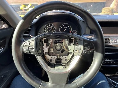 2009-2021 BMW F01 F02 740LI STEERING WHEEL W/Switch Buttons OEM - Image 1 of 4