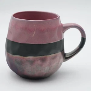 Tazza in gres 17 oz firmata Housewares Sarah rosa - Foto 1 di 4