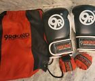 Pair Of 9 Round 30 Min Kickbox Fitness Gloves, Men's Kick Boxing 9.1 Oz With Bag