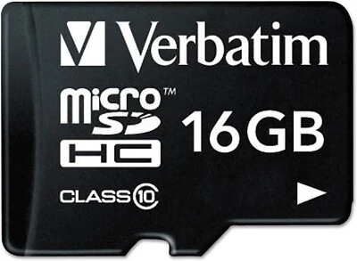 MICRO SD 16GB SCHEDA DI MEMORIA VERBATIM 941993 MICRO SDHC 16 GB NOTEBOOK - Immagine 1 di 2
