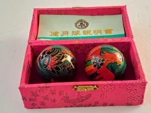 Vintage Chinese Baoding (Ben-wa) Chime Balls for Harmony and Spiritual Balance - Picture 1 of 5
