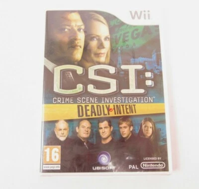 CSI Deadly Intent Nintendo Wii NEW And SEALED PAL UK - Image 1 of 2