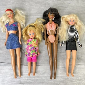 Lot Of 4 Barbie Stacy Skipper Christie Mattel - Picture 1 of 6