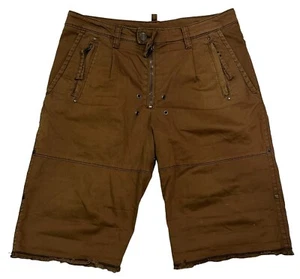 Dsquared2 Damen 50 IT Sexy Bermuda Cargo Iconic Crotch Strap 16" Capri Shorts - Bild 1 von 8
