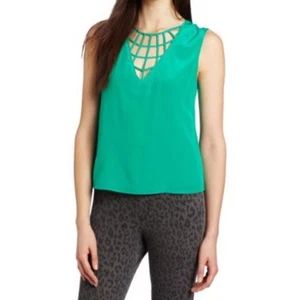 NUEVO BCBG MAX AZRIA ESMERALDA SEDA ELENA CUELLO EN V RXI1O186/S4A TALLA SUPERIOR M - Imagen 1 de 2
