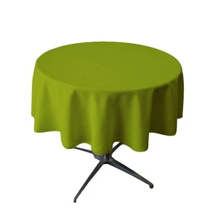 Tablecloth Polyester Seamless Round 45" By Broward Linens ( Variety of Colors) - Picture 1 of 51
