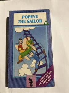 Popeye The Sailor - - VHS -Cleaned & Tested - Picture 1 of 2