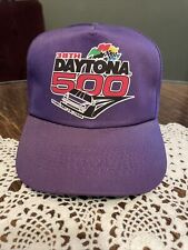Vintage 1996 Daytona 500 Snapback Hat Cap Purple February 18, 1996 Racing Cap