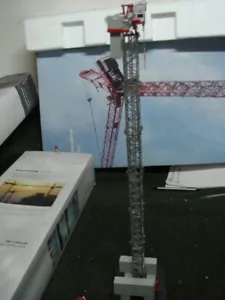 1:87 SAEZ SL-55 Tower Crane Constuction Machine Equipment Diecast Model - Picture 1 of 10