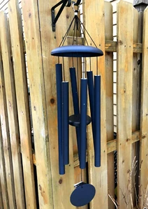 Corinthian Bells windchimes by Wind River color Midnight Blue T306MB 36 inch USA - Picture 1 of 4