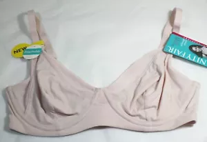 NWT VANITY FAIR BREATHABLE LUXE BRA full coverage 75237 SHEER QUARTZ pink $40 - Picture 1 of 4