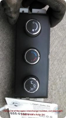 Used A/C Selector Switch fits: 2011 Chevrolet Traverse roof mounted Grade A - Image 1 of 4