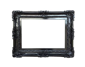 20x24 Black Frame for Picture Art Canvas Poster Baroque Ornate Style - Picture 1 of 4
