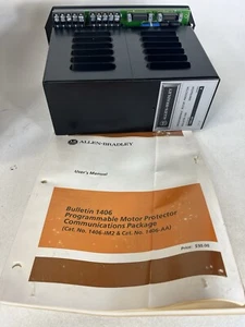 ALLEN BRADLEY 1406 AA SERIES A PROGRAMMABLE MOTOR PROTECTOR ABBITRATOR - Picture 1 of 14