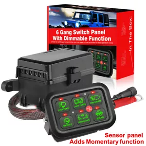 Barra de luz LED momentánea encendido-apagado panel interruptor 6 velocidades Can-am Maverick X3 2017+ - Imagen 1 de 13