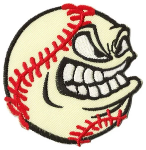 Patch écusson blason patche Baseball Balle thermocollant - Picture 1 of 2