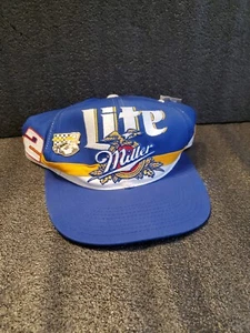 Vintage Rusty Wallace Miller Penske Racing Cap With Rusty Wallace Pin - Picture 1 of 6