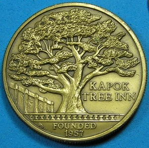 Kapok Tree Token 1973 Nice Grade 38 mm, Combined Shipping - Picture 1 of 4