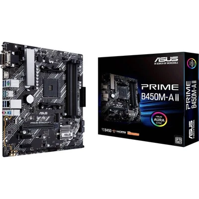 Asus PRIME B450M-A II Mainboard Attacco (PC) AMD AM4 Fattore di forma - Immagine 1 di 4