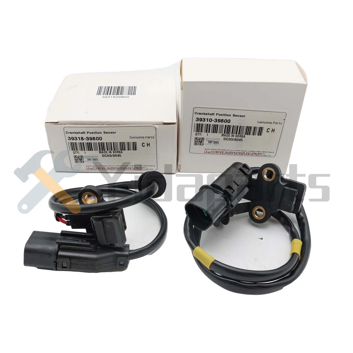 Crankshaft Position Sensor For Hyundai & Kia (2.0L, 2.4L) - Replaces 391802G000, Fits Optima, Santa Fe, Sonata, Sorento 2016-2020