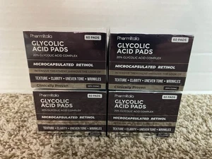 Almohadillas de ácido glicólico Pharmlitalia para claridad de tono de arrugas - 60 piezas SELLADAS lote 4 - Imagen 1 de 1