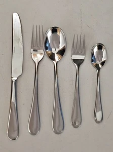 ONEIDA ICARUS 18/0 POLISHED STAINLESS FLATWARE 5 PC PLACE SETTING 9 SET AVAILABL - Bild 1 von 11