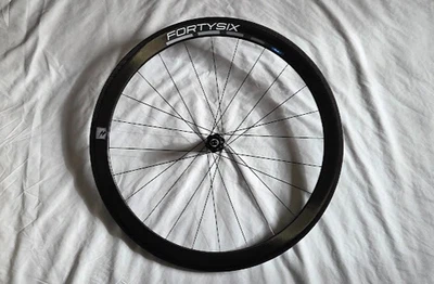 Reynolds FortySix Carbon QR Rim Brake Rear Wheel, DT240 Internals 10S HG Freehub - Image 1 of 4