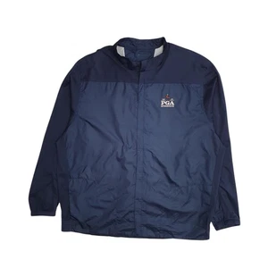 NIKE Windbreaker Jacket Coat 2019 Bethpage Black PGA Tour Golf Mens XXL - Picture 1 of 6