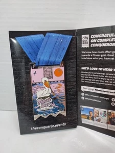 NEW The Conqueror Florida Keys Virtual Challenge Medal - Picture 1 of 9