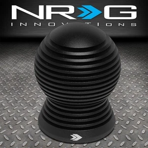 NRG NRG-SK-702BK 50MM ALUMINUM HEAT SINK SPHERIC SHIFT KNOB+THREAD ADAPTER BLACK - Picture 1 of 5