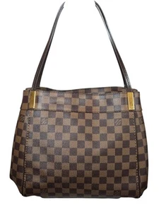 Louis Vuitton Totally MM Tote Damier Ebene Shoulder Bag SR0133 Open Top Clasp - Picture 1 of 23