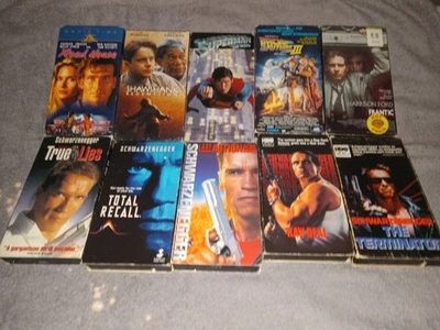 Action VHS Lot - Terminator/Superman: The Movie/Road House/Raw Deal/Shawshank/++ - Image 1 of 4