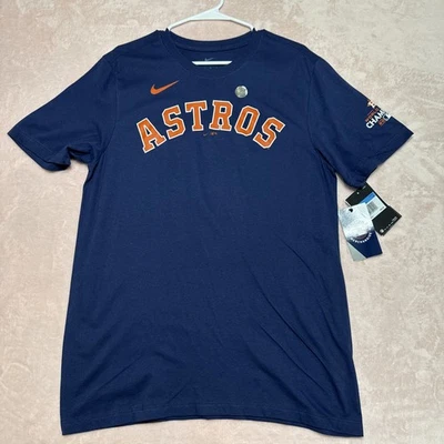 NWT Men's Med Nike Tee MLB Houston Astros Alex Bregman World Series 2022 T-Shirt - Image 1 of 4