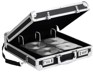 OPEN BOX Vaultz Locking Media Binder, Holds 200 Disks, Black IDEVZ01076 - Picture 1 of 13