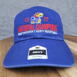 Gorra Kansas Jayhawks Gorra Correa Trasera 2022 Campeones Nacionales NCAA Baloncesto - Imagen 1 de 8