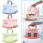 Portable Round Cake Storage Boxs Handheld Bar Cake Cakes Birthday Box O6K1