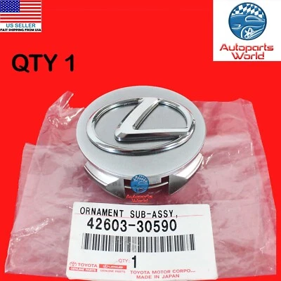 GENUINO OEM LEXUS RX350 S350 SC430 HS250h Tapacubos Rueda 42603-30590 Foto 1 de 3