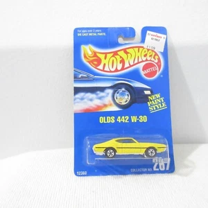 HOTWHEELS MATTEL YELLOW OLDS 442 W-30 DIE CAST NEW - Picture 1 of 6