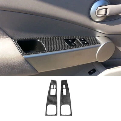 For Nissan Quest 2004-2006 Type A Car Front Window Switch Button Cover Trim 2Pcs - Image 1 of 4