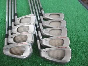 RARE GEOTECH AM367 IRON SET 3-PW SW GOLF CLUBS PRECISION STIFF STEEL GOOD GRIPS - Picture 1 of 12