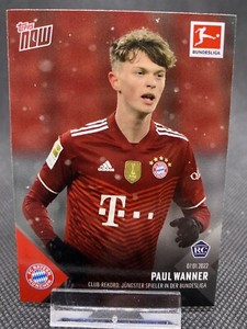 Topps Now Bundesliga 2021/22 #112 Paul Wanner RC - Bayern Munich Rookie DE