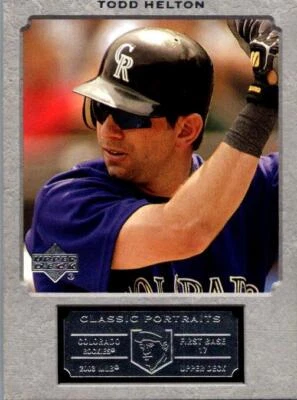 2003 Upper Deck Classic Portraits Todd Helton Card #51Colorado Rockies - Image 1 of 2
