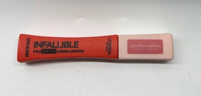 2 x L'Oreal Paris Makeup Infallible Pro Liquid Lipstick 826 Mademoiselle Mango - Image 1 of 2