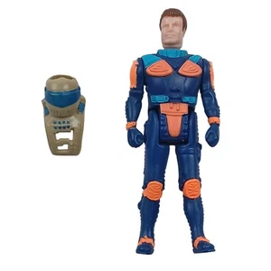 1987 Captain Power Jonathan Power Figure w/ Helmet Mattel Soldiers of the Future - Picture 1 of 5